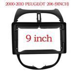 Перехідна рамка 2Din Peugeot 206 2000-2010 (0015) (арт. 0015) купити в Україні &mdash; Vivos Ukraine